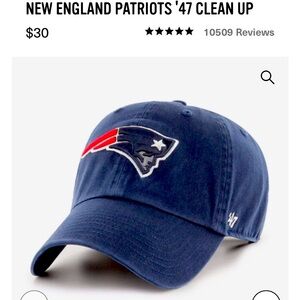 New England Patriots ‘47 Clean Up Adjustable Hat